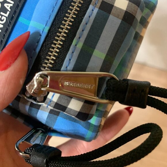 Burberry London England Mini Backpack Keycharm Vintage Check Flawed - Picture 12 of 16